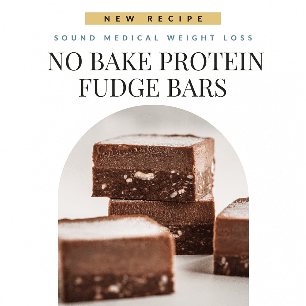 No bake protein fudge bars recipe.