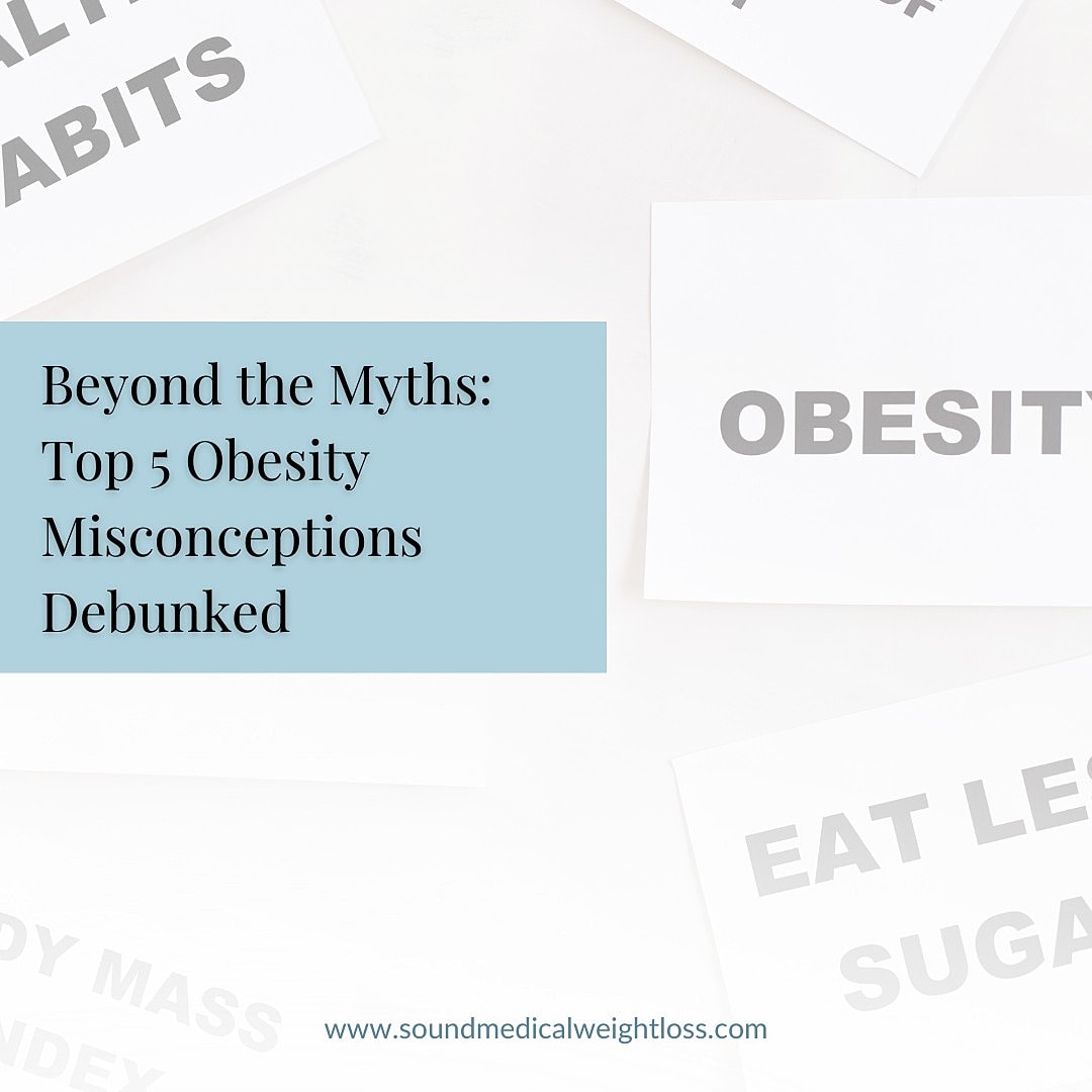 Obesity misconceptions and facts debunked visually